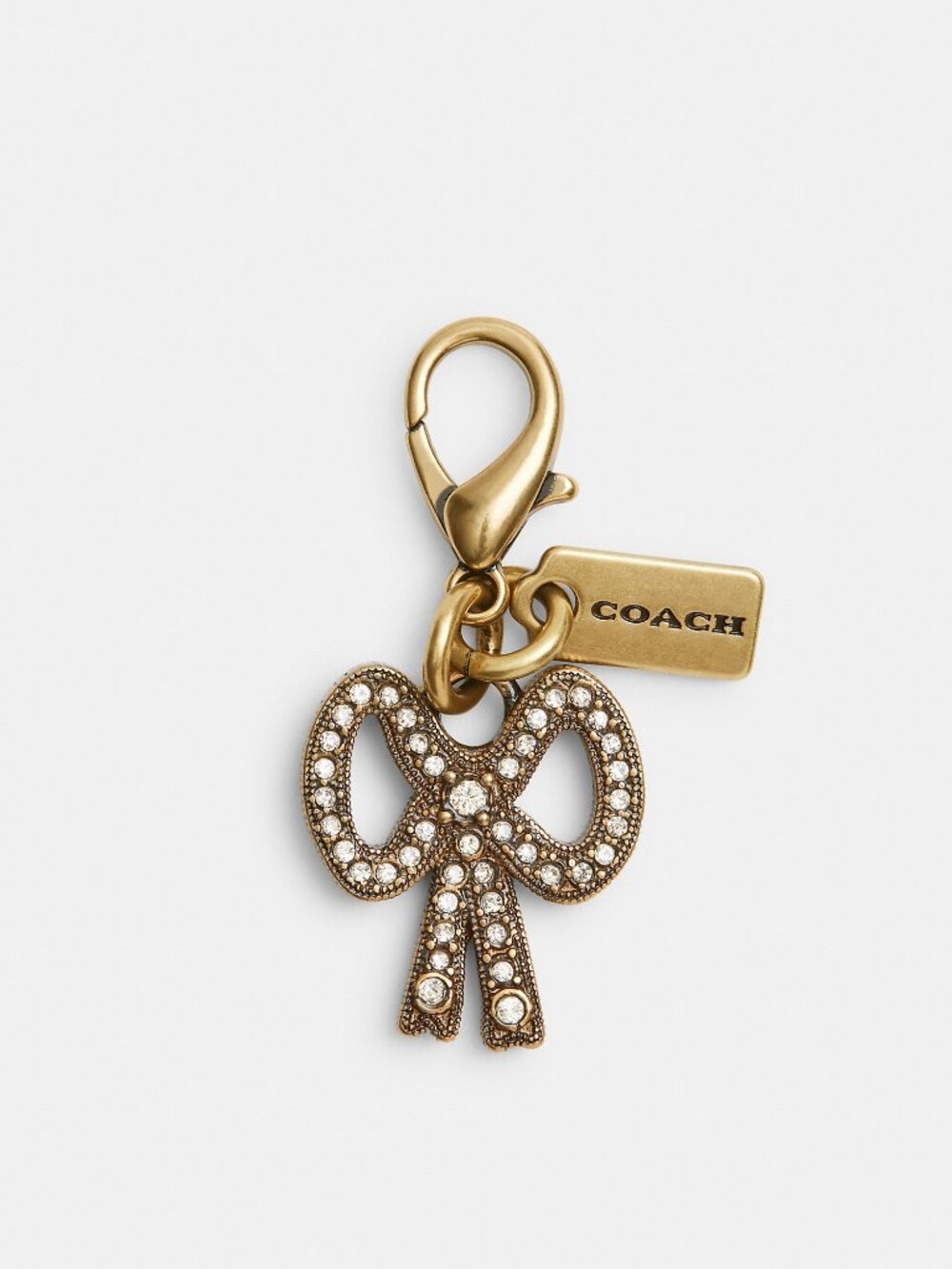 Coach Brand New DIY Crystal Bow Charm CCX80